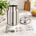 10L 304 Stainless Steel Beverage Dispenser With Faucet For Tea Juice ...
