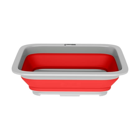 10L Collapsible Multiuse Wash Bin- Red
