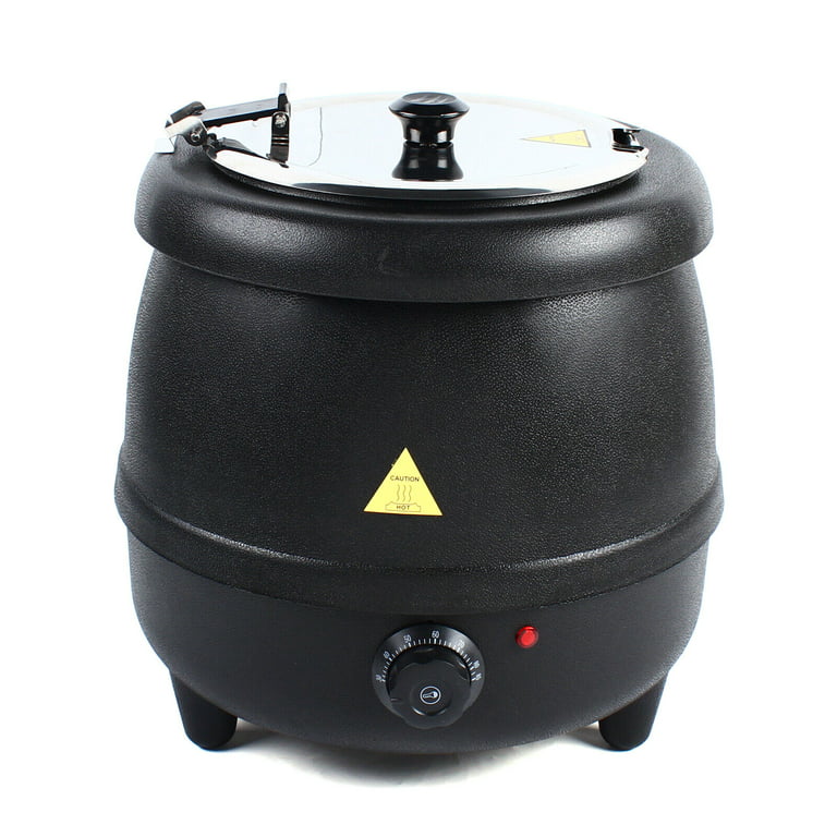 Prepline PSS-6000 10 Liter Stainless Steel Black Commercial Soup Kettle