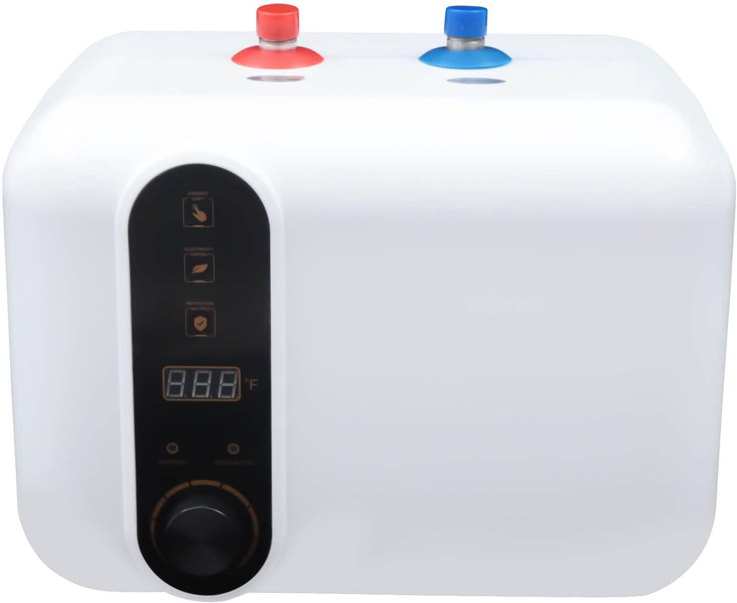 10L Electric Hot Water Heater, 110V Electric Water Heater smart RV 2.6-Gallon, Electric Hot Water Heater Small Compact Tank Storage, Instant Electric Hot Water Heater, White