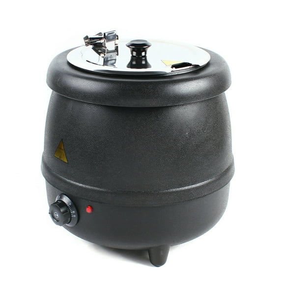 10L Electric Soup Stock Pot Stainless Steel Pot Rubber Bottom 30C-85C