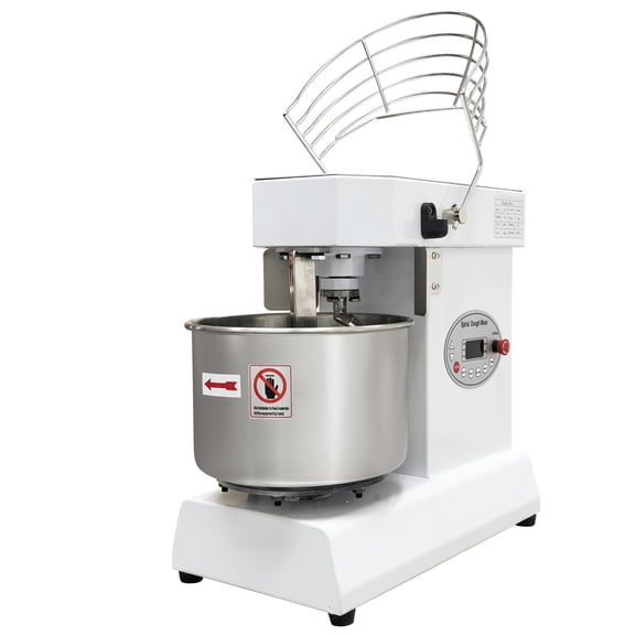 10L Electric Spiral Flour Kneading Machine Double Acting Double Speed Dough Mixer