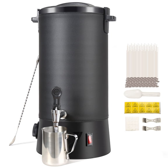 10L Electric Wax Melter for Candle Making Large Capacity with Easy Pour Spout 9-Level Temperature Control Ideal for Home or Business Use