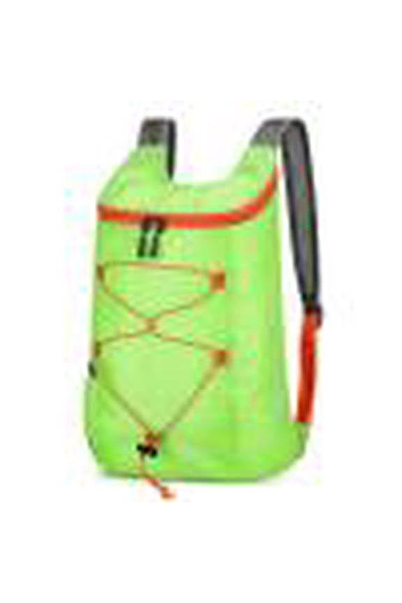 10L Foldable Portable Backpack Ultralight Splashproof Outdoor Travel Bag Sport Supplies (Green)