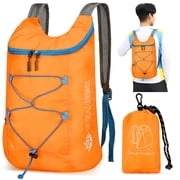 10L Foldable Portable Backpack hiking Daypack Ultralight Splashproof Outdoor Travel BagOrange