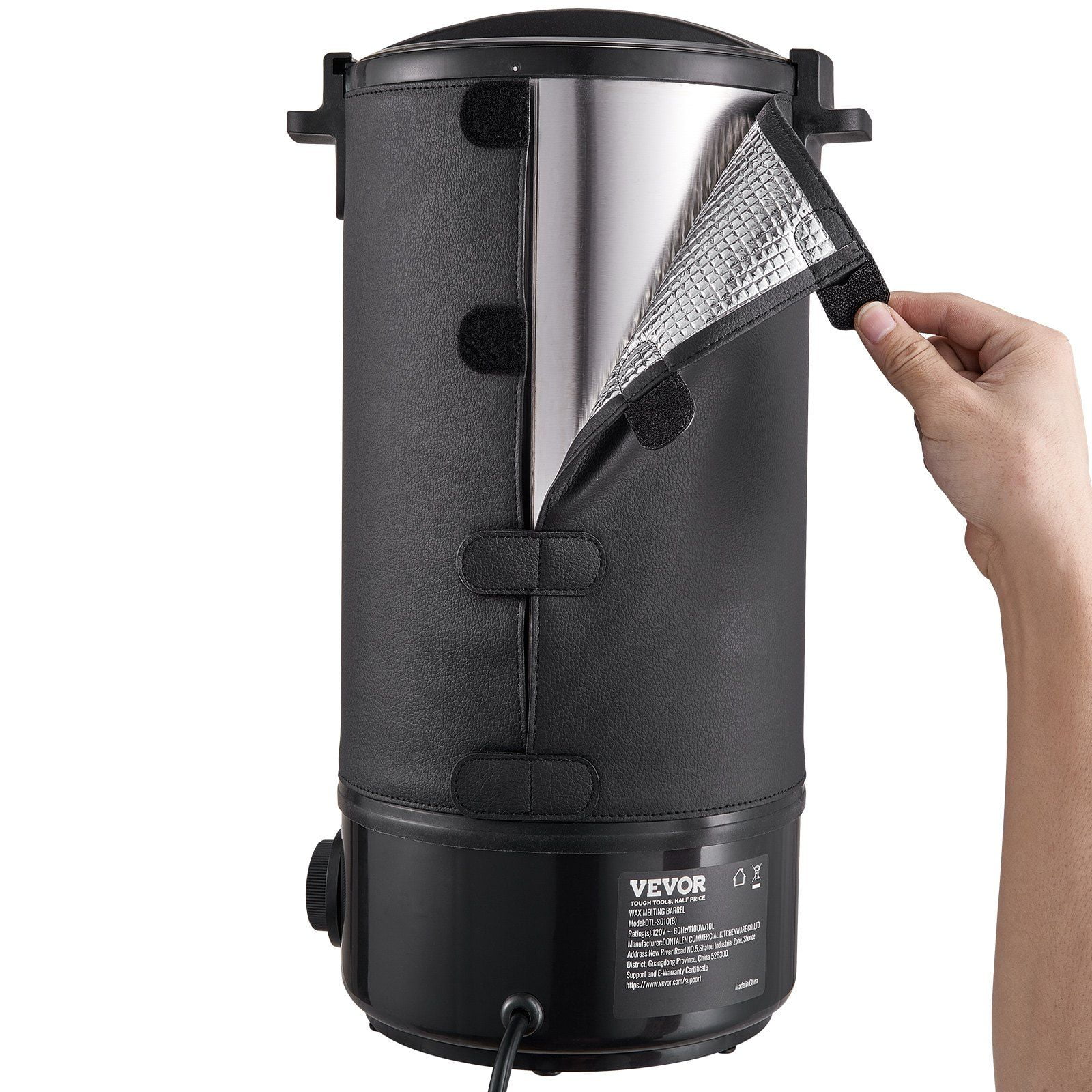 10L Large Electric Wax Melter Pot for Candle Making, 9-Temperature Settings with Easy Pour Spout, Ideal for DIY Soy Wax, Beeswax, Candle & Soap Making, Home or Business Use – Easy to Clean