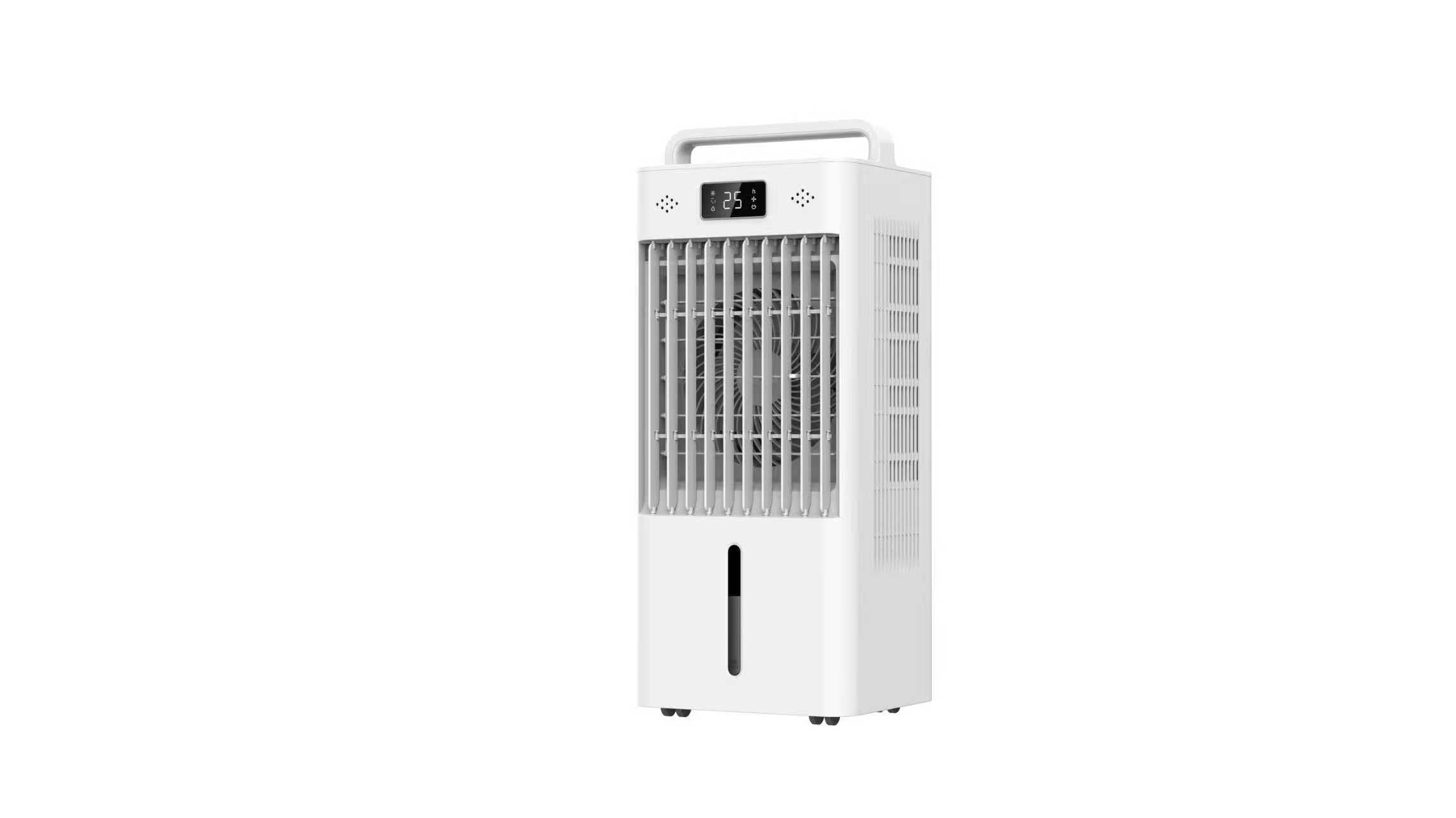 10L Portable Evaporative Air Cooler, 2.6 Gallon Swamp Cooler Fan with ...