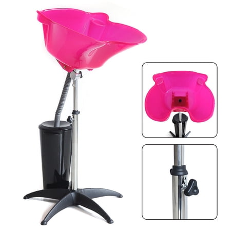 10L Pro Shampoo Basin Height Adjustable Salon Hair Treatment Bowl +Drain Hose