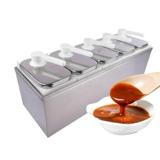 Buy WINUS Sauce Pump, Food Grade 3 Heads Commercial Stainless Steel Sauce Dispenser Pump For Cafes Restaurant Us Stock