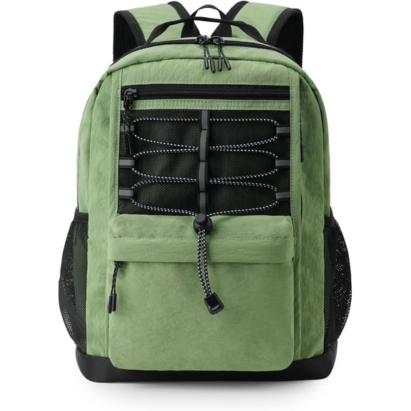 10L Small Size Casual Backpack Ages 3-9 Mini Waterproof Outdoor Sport Travel Hiking Camping Daypack Light Yellow-armygreen-