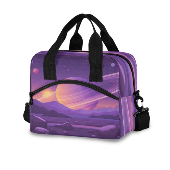 10L Tote Insulated Reusable Lunch Bag With Adjustable Strap An Alien Planet