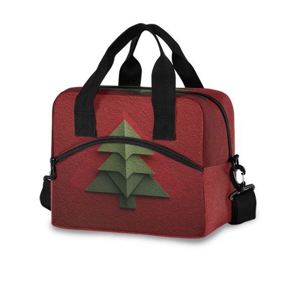 10L Tote Insulated Reusable Lunch Bag With Adjustable Strap Origami Tree