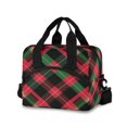 thumbnail image 1 of 10L Tote Insulated Reusable Lunch Bag With Adjustable Strap Santa Various Poses, 1 of 6