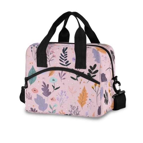 10L Tote Insulated Reusable Lunch Bag With Adjustable Strap Spring Flowers