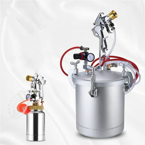 10L Water In Water Multi-color Paint Spray Gun, Latex Paint Pressure Barrel Imitation Marble Spray Gun Spray Gun ,Hand & Power Tool
