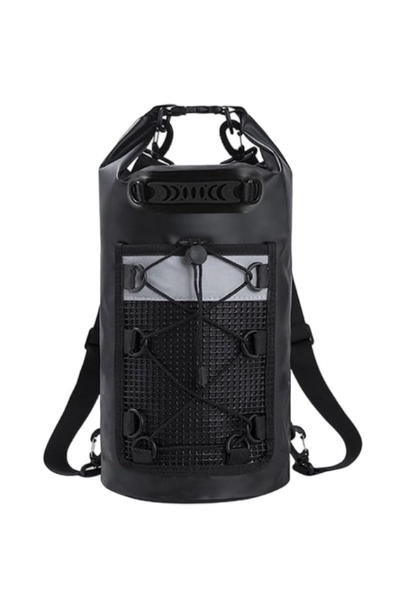 10L Waterproof Dry Bag Lightweight Dry Bag Beach Dry Sack for Travelling Fishing Cycling Kayaking Swimming Boating Beach Accessory, Black