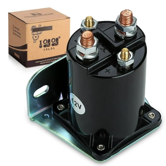 10L0L 12V Golf Cart Solenoid Relay Assembly for Yamaha G2 G8 G9 G11 G14 G16 G20 1985-2002 4-Cycle Gas , OEM JF2-H1950-00-00, JR3-H1950-00, J38-81950-01