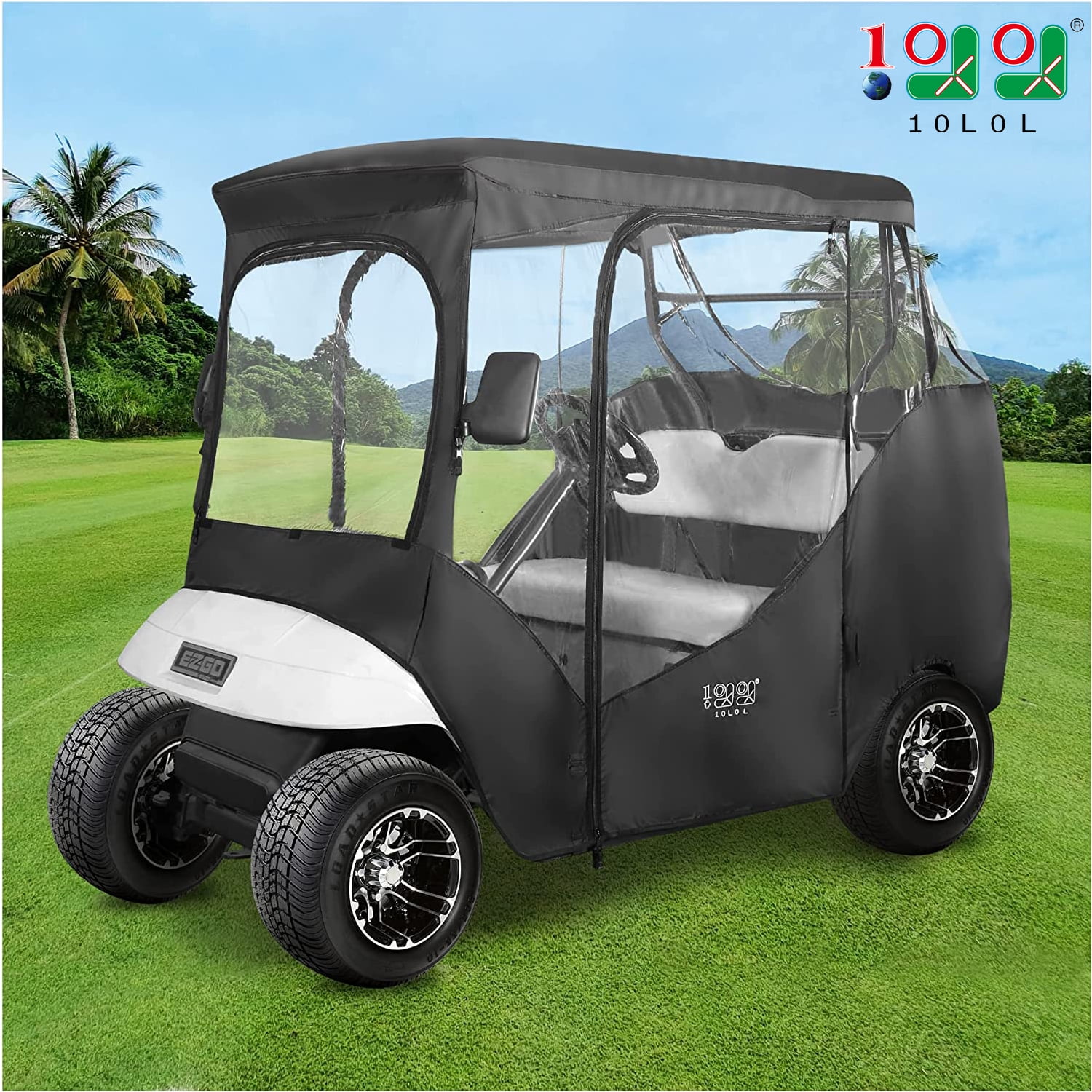 CLUB CAR PRECEDENT GOLF CART ENCLOSURES - TRACK STYLE - VINYL – GOLF CAR  RANCH