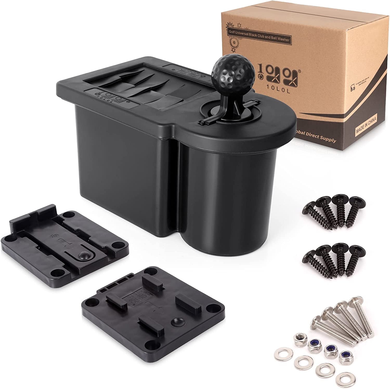 10L0L Golf Cart Ball Washer and Club Cleaner Kit for Yamaha Club Car DS Precedent EZGO TXT RXV Golf Cart Accessories