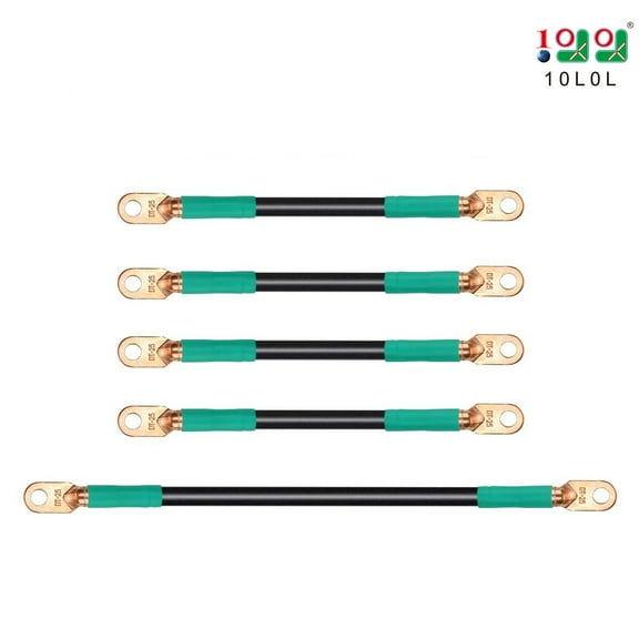 10L0L Golf Cart Battery Cable Set for EZGO TXT Medalist 1994-Up 36 V & 48V- 4 Gauge,5pcs