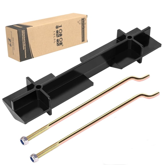10L0L Golf Cart Battery Hold Down Plate with Rods Kit for EZGO TXT 1994-up 36V Electric Cart, Replaces OEM# 70045G01 01101G01
