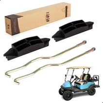 10L0L Golf Cart Battery Hold Down Plate with Rods for Club Car Precedent Electric 2004-2009, 102534001 102526801