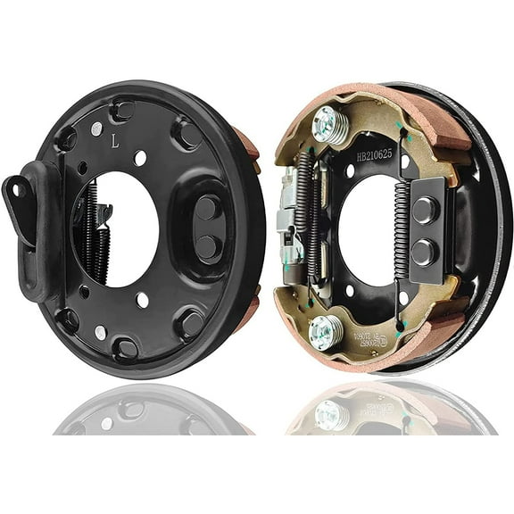 10L0L Golf Cart Brake Assembly with Brake Shoes for Yamaha G14-G22 & EZGO TXT RXV, Passenger Driver Side 70998-G02 70998-G01 JN6-F7290-03-00 JN6-F7280-03-00