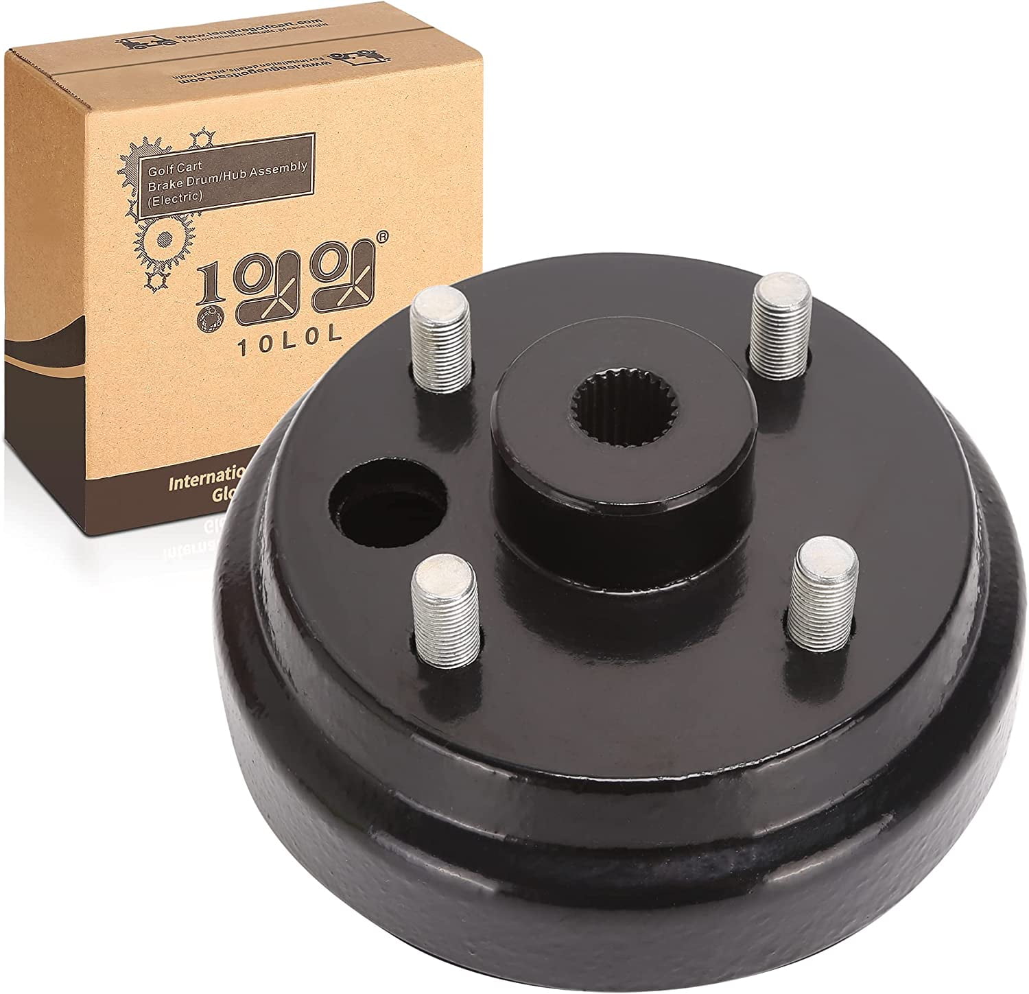 10L0L Golf Cart Brake Drum Hub Assembly Fits EZGO TXT PDS 1982up Electric & 19821993 2Cycle