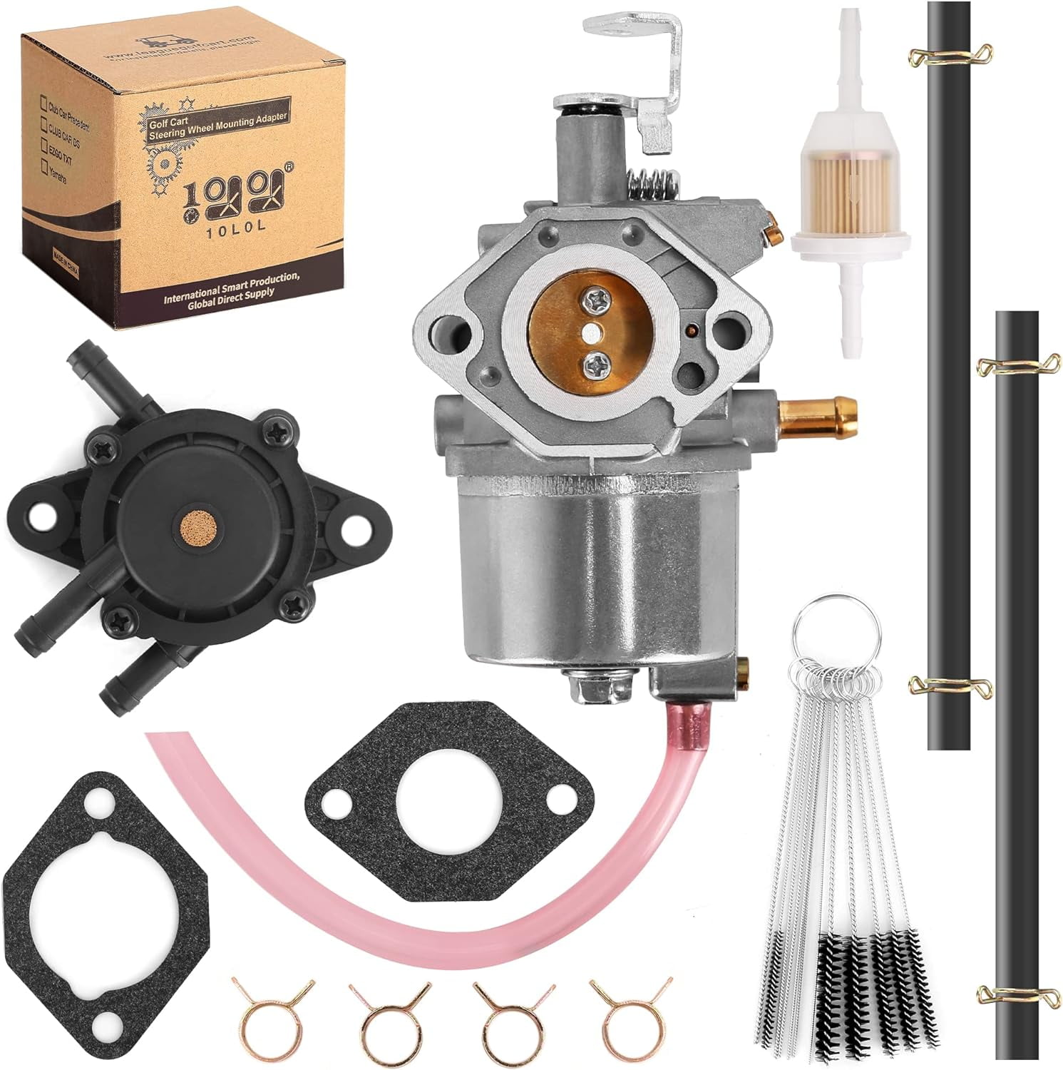 10L0L Golf Cart Carburetor Kit for Club Car DS Precedent Turf Carryall