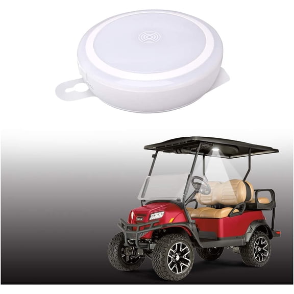 10L0L Golf Cart Dome Light,Universal Touch Roof Light for EZGO Club Car Yamaha,USB Rechargeable LED Lighting White