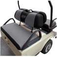 thumbnail image 1 of 10L0L Golf Cart Front Rear Seat Cover Set Fit Club Car DS E-Z-GO RXV TXT Cart Part Accessories, Gray and Black, S + XS size, 1 of 7