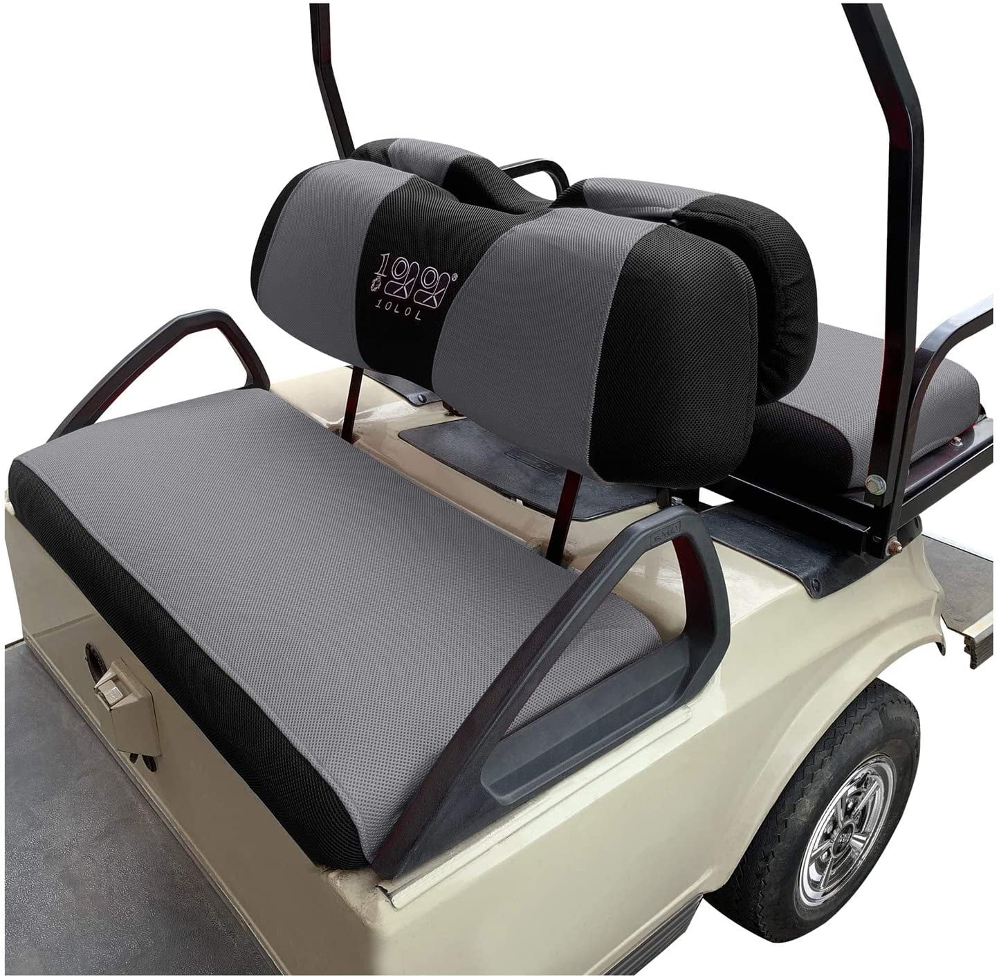 10L0L Golf Cart Front Rear Seat Cover Set Fit Club Car DS E-Z-GO RXV