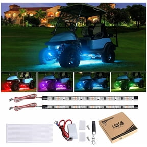 10L0L Golf Cart LED Light Strip Underglow Underbody for EZGO Club Car Yamaha 2pc