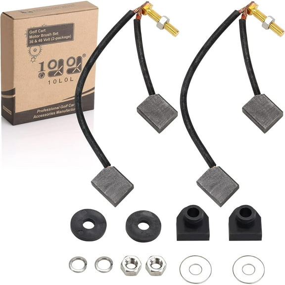 10L0L Golf Cart Motor Brush Replacement Kit for EZGO TXT 1997-2009 ADC 73120G25