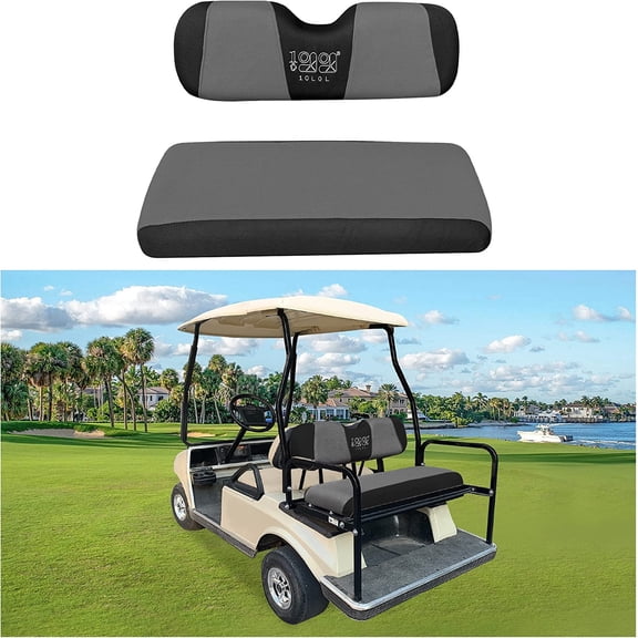 10L0L Golf Cart Rear Seat Cover for EZGO TXT RXV Club Car DS Precedent Yamaha Golf Accessories - XS