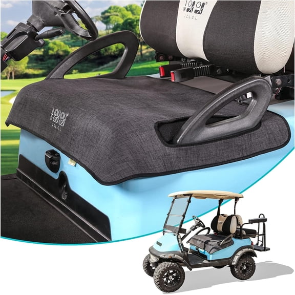 10L0L Golf Cart Seat Blanket Cushion Cover for Club Car DS Precedent EZGO TXT RXV,Gray