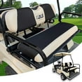 thumbnail image 1 of 10L0L Golf Cart Seat Cover Fits EZGO Yamaha Club Car Precedent DS Rear Seat Golf Cart Accessories- Black Beige (XS), 1 of 7