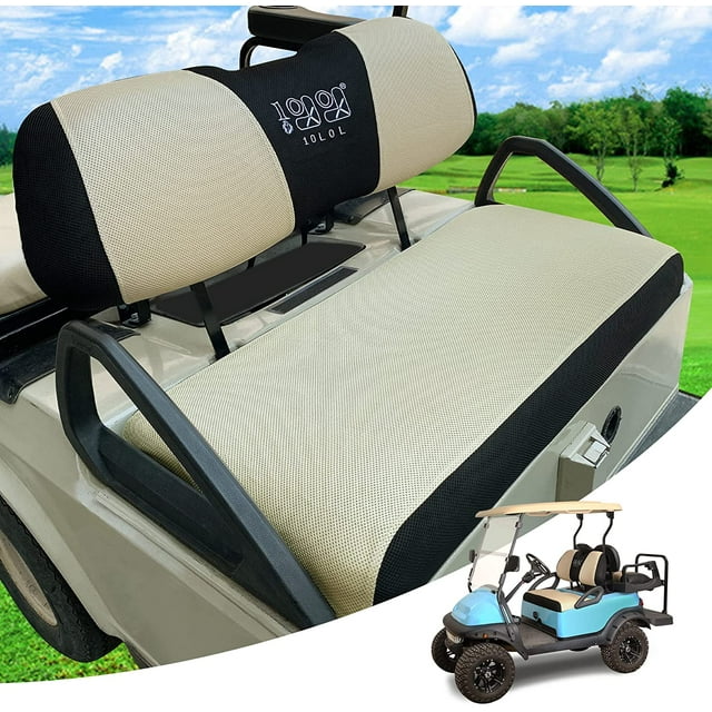 10L0L Golf Cart Seat Cover for Yamaha & Club Car Precedent 2 Passenger