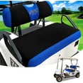 thumbnail image 1 of 10L0L Golf Cart Seat Covers Front Set for EZGO TXT RXV & Club Car DS Carts Part Accessories - Blue, 1 of 6