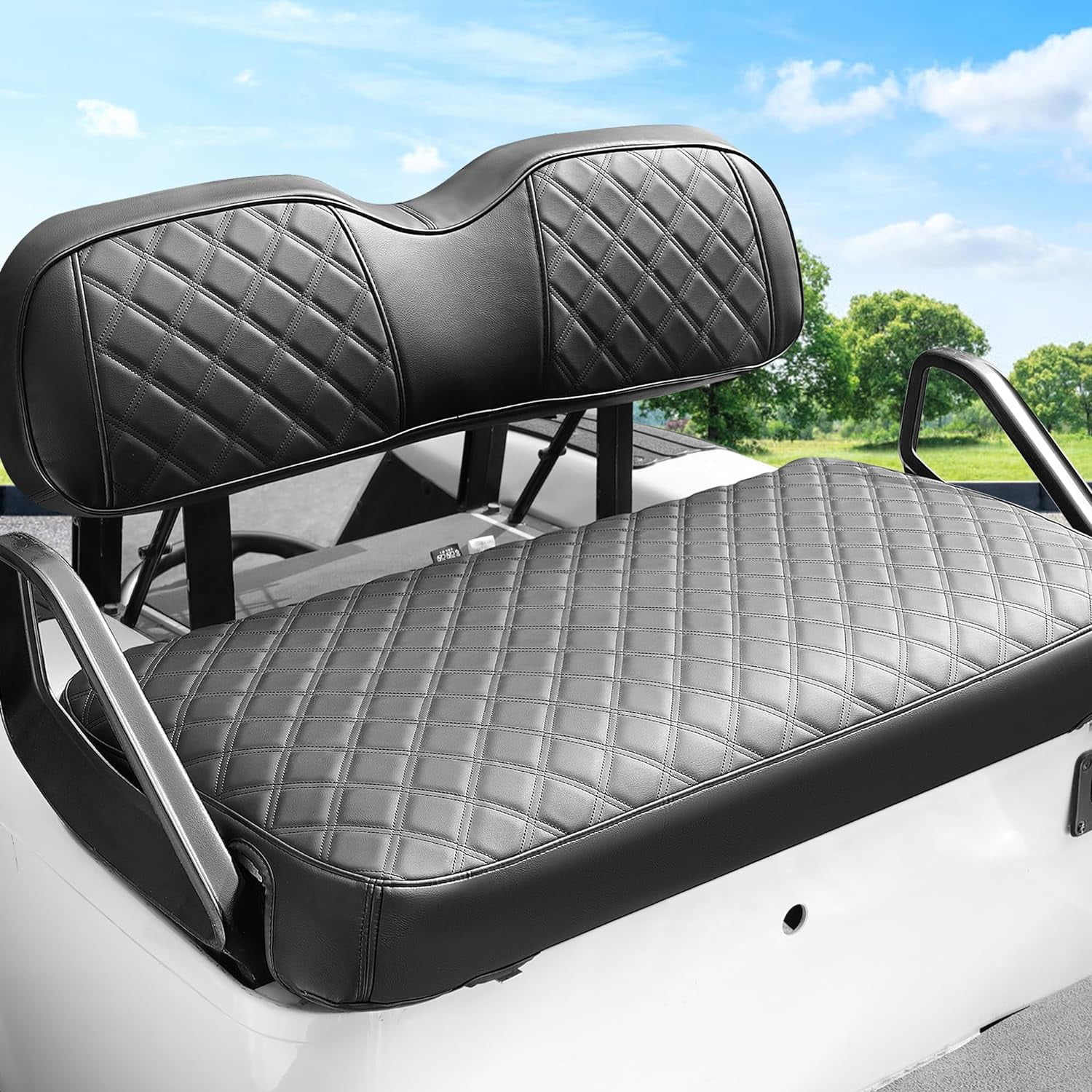 10L0L Golf Cart Seat Covers, Replace The Original Diamond Seat Cover