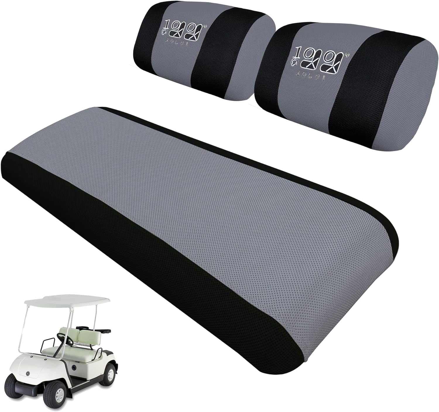 10L0L Golf Cart Seat Covers Set for EZGO Car DS Pre2000,Yamaha G2 G9 G16 G19 G22