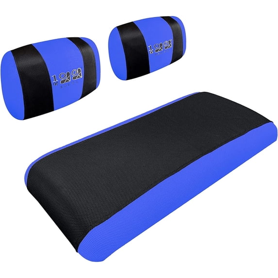 10L0L Golf Cart Seat Covers for Yamaha G2 G9 G16 G19 G22 & Club Car DS Pre-2000, E-Z-GO Marathon, Blue