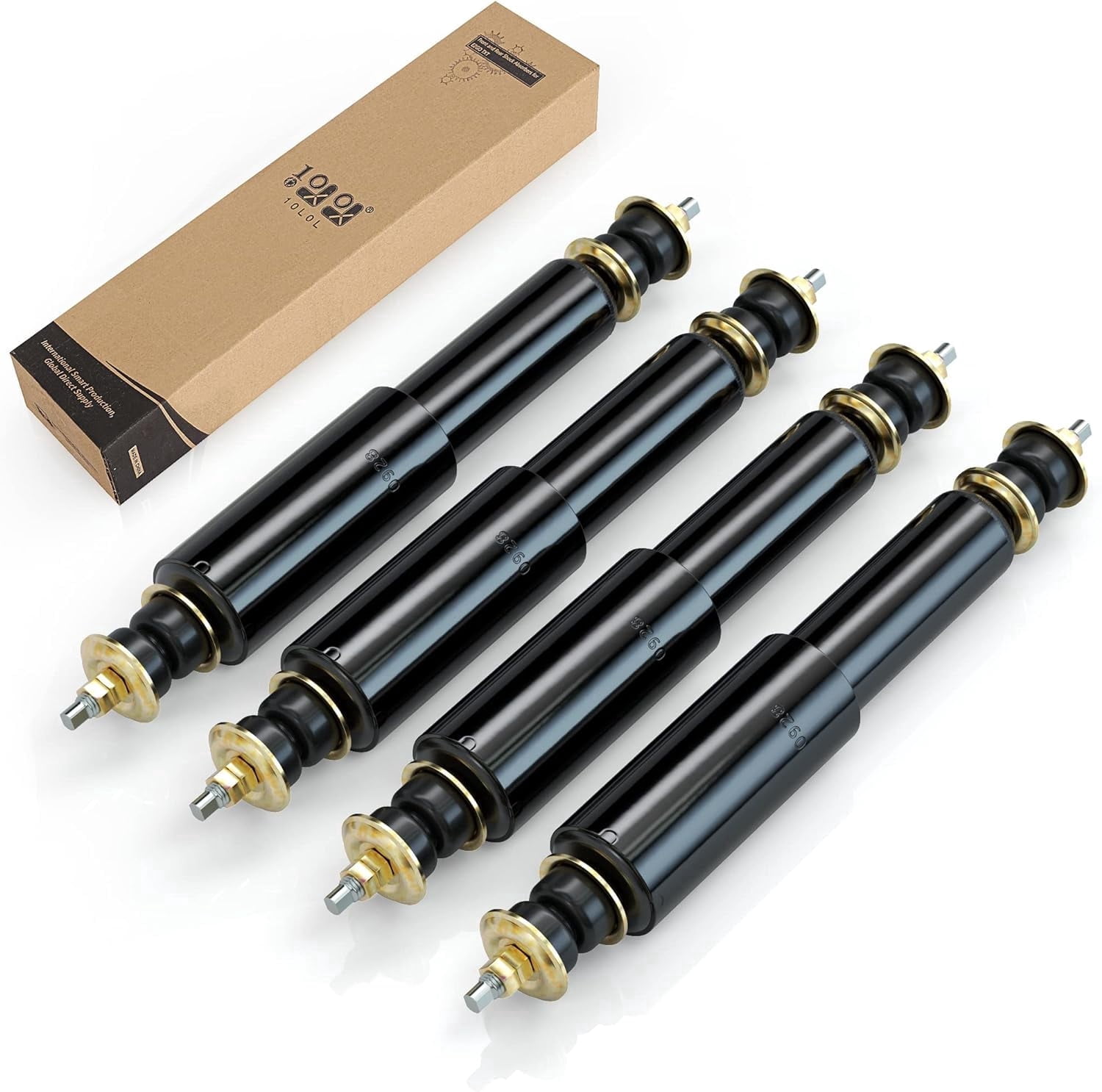 10L0L Golf Cart Shocks for EZGO TXT 1994-up, Front and Rear Shocks Absorbers  Replaces OEM #76418-01, 70928-G01 ,5006 - 4 PCS/Set