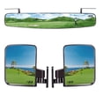thumbnail image 1 of 10L0L Golf Cart Side Mirrors & Center Rear View Mirror for Yamaha Club Car EZGO Cart Parts Accessories, 1 of 9
