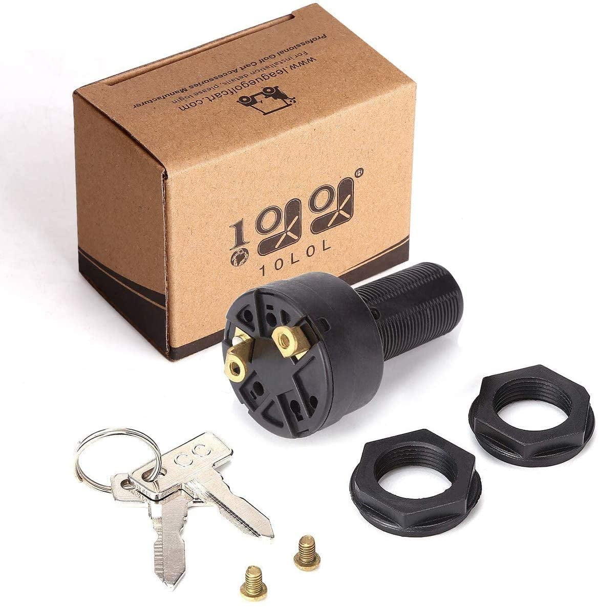 10L0L Golf Cart Starter Ignition Key Switch for Club Car DS Electric ...