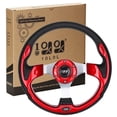 thumbnail image 1 of 10L0L Golf Cart Steering Wheel, Generic for Golf Cart Club Car DS & Precedent - Red, 1 of 5