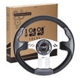 thumbnail image 1 of 10L0L Golf Cart Steering Wheel for Yamaha G1-G29, Club Car DS Precedent and EZGO TXT RXV Carts Accessories- 12.5'', 1 of 10