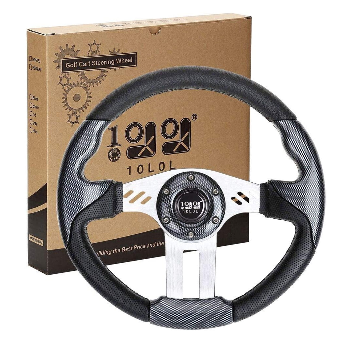 Zone Tech 2-pack Woodgrain Steering Wheel Spinner Knob - Steering Wheel  Spinner With Power Handle For All Vehicles : Target