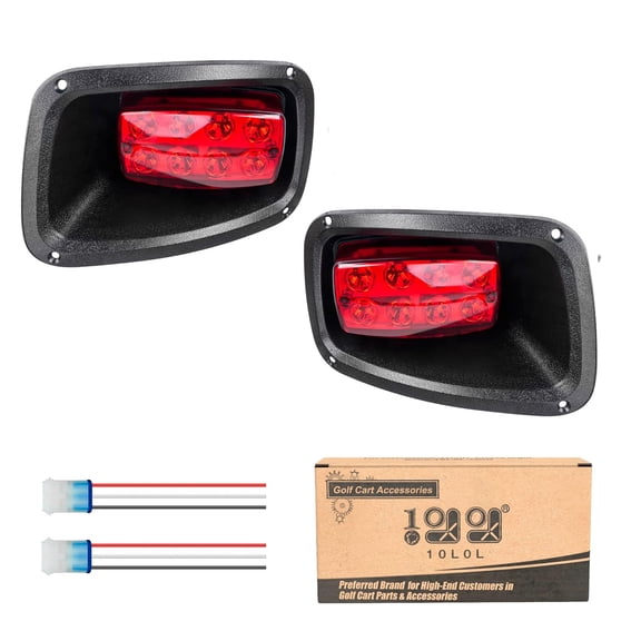 10L0L Golf Cart Tail Lights for EZGO TXT 1996-2013, 12V Golf Cart Accessories