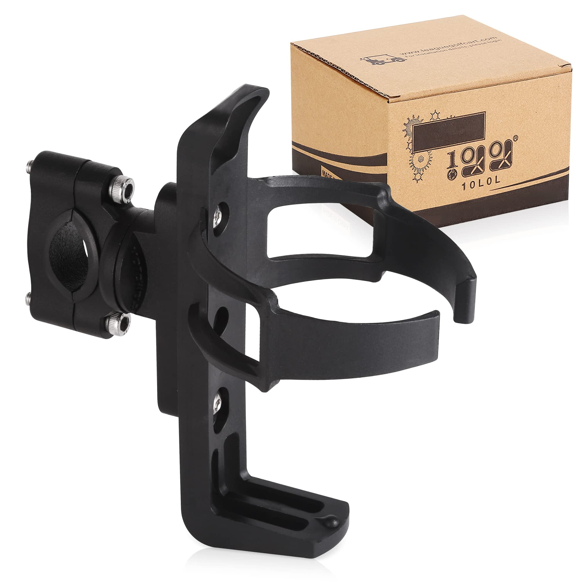 10L0L Universal Cup Holder Golf Push Cart Drink Holder 360 Degree